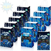 30 Pcs Video Game Party Gift Bags Gamer Theme Party Supplies Level Up Ga... - £31.87 GBP