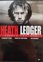 Heath Ledger Triple Feat Dvd A Knights Tale, Lord&#39;s Of Dogtown, The Patriot C102 - £7.65 GBP
