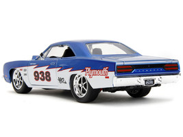 1970 Plymouth Road Runner #938 Candy Blue White Bigtime Muscle Series 1/24 Dieca - £29.94 GBP