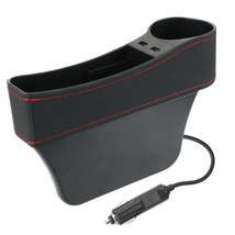 Car Seat Organizer Pocket with USB Chargers - Automotive Holder For Wallet Phone - £11.27 GBP+