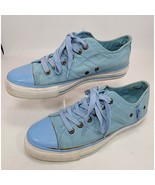 Vintage Lee Levi&#39;s Sneakers Blue Canvas Sneakers Zipper Womens Size 7.5 US - $31.50 CAD