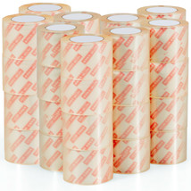 Costway 36 Rolls Clear Carton Box Ship Packing Package Tape 3&quot;X55 Yards - £80.03 GBP