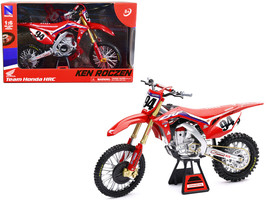 Honda CRF 450R Dirt Bike Motorcycle #94 Ken Roczen Red Team Honda HRC 1/... - £55.68 GBP