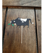 Cow Eating Grass Cupcake Toppers!! Lot of 12 - $5.34 CAD