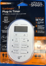 My Touch Smart Sunsmart Plug in Timer Indoor Digital Daily or Weekly 338... - $7.91