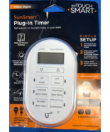My Touch Smart Sunsmart Plug in Timer Indoor Digital Daily or Weekly 338... - $7.91