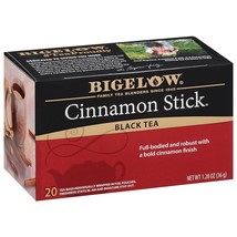 Bigelow Tea Cinnamon Stick Black Tea, Caffeinated, 20 Count (Pack of 6), 120 Tot - £34.13 GBP