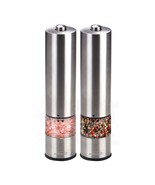 Brentwood Electric Blue LED Salt and Pepper Adjustable Ceramic Grinders - £50.74 GBP