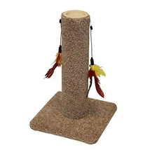 Classy Kitty 17  Cat Scratching Post with Feather Toy - £27.40 GBP