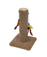 Classy Kitty 17  Cat Scratching Post with Feather Toy - £27.40 GBP