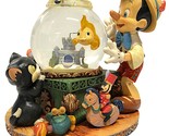 Disney Snowglobe Pinocchio toyland fishbowl musical snow globe 384972 - $149.00