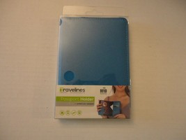 RFID Blue Passport Cover Credit Card  Holder Protect Data Theft Travel Accessory - £7.08 GBP