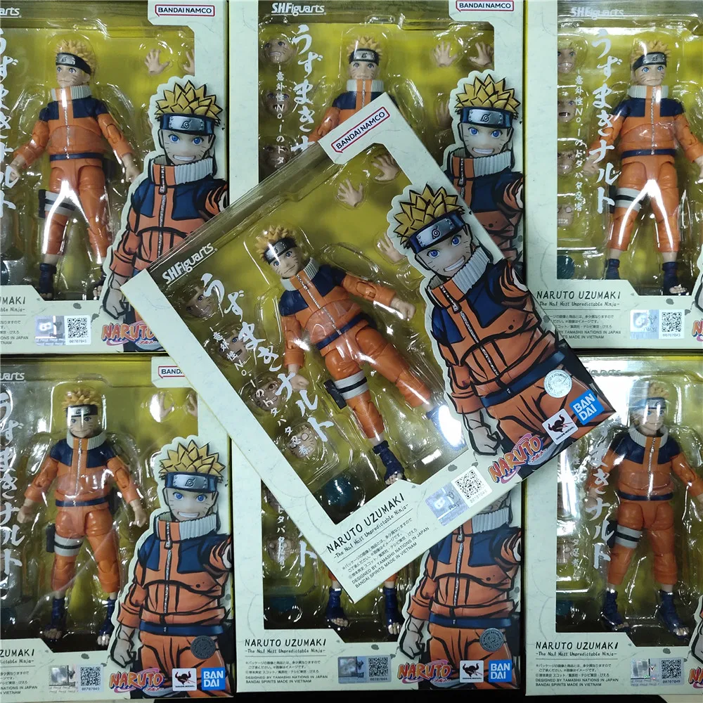 Original Bandai Naruto Anime S.H.Figuarts Naruto Uzumaki -The No.1 Most - £54.08 GBP