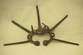Primitive Cast Iron Calf Weaner Spikes Nose Ring Thorns Goth Steampunk F... - £31.14 GBP