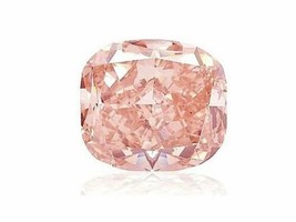 Pink Diamond - 0.31ct Natural Loose Fancy Orangy pink Color GIA Cushion SI1 - £3,123.90 GBP