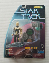 Star Trek Seven Of Nine Action Figure Moc 1997 Playmates Warp Factor 5 Series - £19.50 GBP