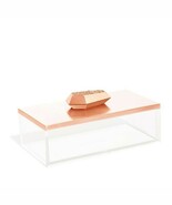 Kendra Scott 14K Rose Gold Drusy Rectangular Acrylic Box - $100.19 CAD