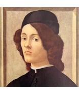 Portrait Of A Young Man #2 Sandro Botticelli 1958 Lithograph Art Print L... - $734.82 MXN