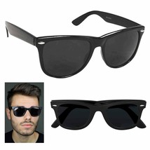 1 Pair Fashion Design Men Square Sunglasses Black Glasses Polarized Protection - £11.76 GBP