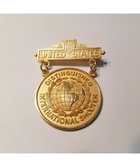 United States International Distinguished Shooter Badge Rifleman Pistol  - £66.70 GBP