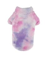 Plush Soft Lightweight Fleece Tie-Dye Pink &amp; Purple Dog Pullover Sizes: ... - $24.99