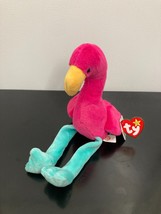 Fraya 2024 Ty Beanie Baby 6&quot; Flamingo 30th Anniversary MWMT Limited - $15.76
