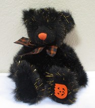 Sparky The Halloween Teddy Bear by Russ Berrie 7" Sitting - $14.84