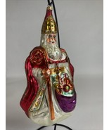 Christopher Radko THE BISHOP  St. Nicholas Christmas Ornament Red Robe 1995 - $68.54 CAD