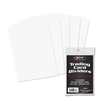 15X BCW Trading Card Dividers - £32.40 GBP