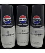  Lot Of 3 SodaStream Pepsi Zero Soda Mix - 14.9 fl oz - 24 Servs - Exp 1... - $385.04 MXN