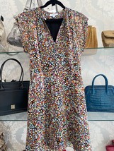 EQUIPMENT Multicolor 100% Silk A-Line Dress Style# 202007376 Sz 8 $450 - $178.10
