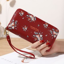 Women Wallet Handbag Flower Pattern Lady Long Clutch Bag Money Card Hold... - £20.47 GBP