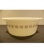 Pyrex Town &amp; Country White w/ Brown 475-B 2 1/2 QT - $24.61 CAD