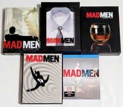 Mad Men: Seasons 1-4 DVD &amp; Season 5 (Blu-ray, 2012) - £18.36 GBP