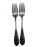 Spode WOODLAND Stainless Wallace Silverware 7 5/8” Flatware Salad Fork S... - $126.23