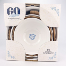CorningWare Bakeware Cornflower Blue 60th Anniversary Nesting Bowls 3 Pi... - £54.10 GBP