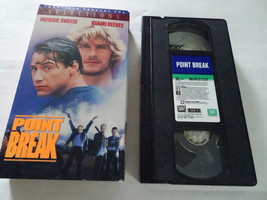 Point Break VHS Tape starring Patrick Swayze and Keanu Reeves - $7.00