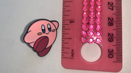 Kirby Game Character Pink Enamel Metal Pin - £5.53 GBP