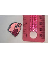 Kirby Game Character Pink Enamel Metal Pin - £5.44 GBP