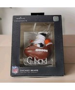 Chicago Bears Christmas Ornament Santa Sleigh NFL Football New in Box Ha... - $13.94