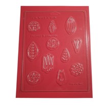 Vintage Chocolate Candy Mold Filgree Decorations Holiday Polymer Clay Fo... - $9.68