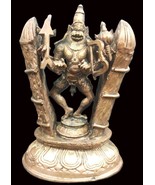 Lord Narsimha / Stambha Narasimha Idol IN Pure Solid Kupfer - 17.8cm - €386,51 EUR