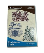 Anita Goodesign Mini Collection Christmas Curls Ornamental Embroidery De... - £7.58 GBP