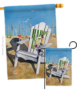 Beachside Happy Hour - Impressions Decorative Flags Set S117054-BO - £46.33 GBP