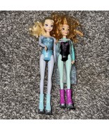 Disney Frozen Princess Ice Skating Elsa And Anna Barbie Doll 12&quot; 2013 Ma... - €8,47 EUR