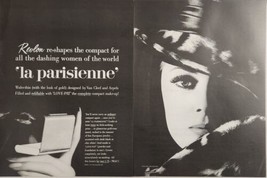 1963 Print Ad Revlon la parisienne Love-Pat Complete Compact Make-Up  - £18.10 GBP