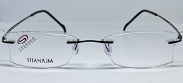 Stepper Rimless Eyewear SI 3235 F090 Titanium Eyeglasses - $117.20