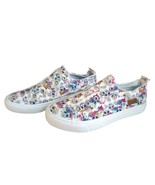 Blowfish Play Womens Distressed Slip On Sneakers Size 8 White Sugar Skull - £23.41 GBP