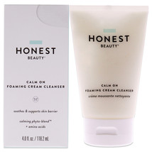 Calm on Foaming Cream Cleanser by Honest for Women - 4 oz Cleanser - $14.37