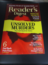 Reader&#39;s Digest Magazine - Unsolved Murders Cover - April 2020 - £5.44 GBP